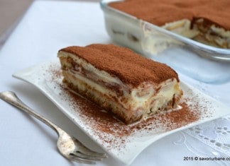 Tiramisu reteta clasica italiana – varianta cu oua gatite pe baie de abur