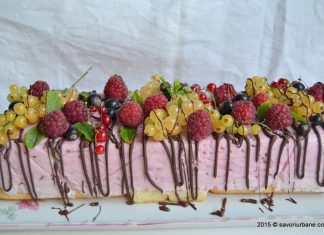 Tort Diplomat cu iaurt si fructe Tort Diplomat cu iaurt si fructe de padure zmeura coacaze savori urbane (3)