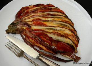 Vinete evantai – acordeon la cuptor