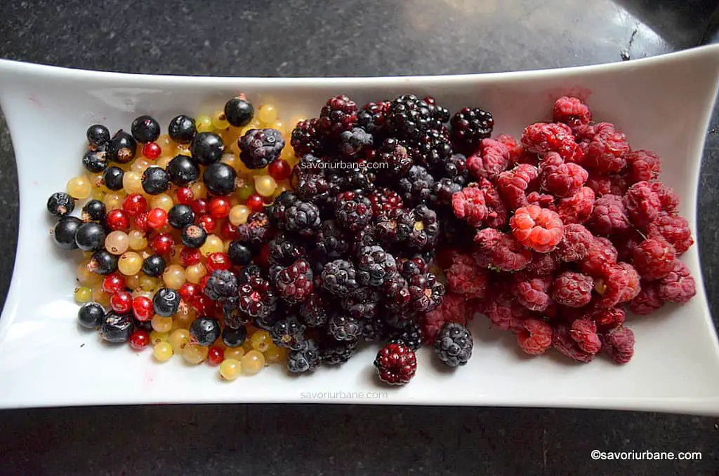 fructe de padure asortate pentru dulceata de casa