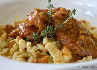 Snitel de vita cu ceapa