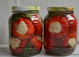 Gogosari cu conopida pentru iarna + rețeta VIDEO