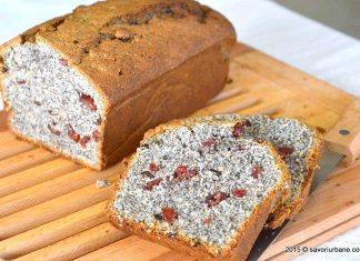 Chec cu mac si albusuri – reteta de chec pufos cu merisoare si portocala Chec cu mac si albusuri - reteta de chec pufos cu merisoare si portocala savori urbane