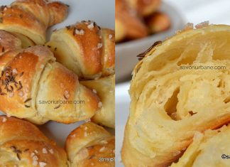 Cornuri sarate cu unt – din aluat cu cartofi Cornuri sarate cu unt - din aluat cu cartofi reteta savori urbane 2021