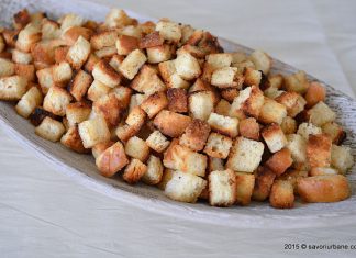 Crutoane de paine aromate Crutoane aromate de casa (7)