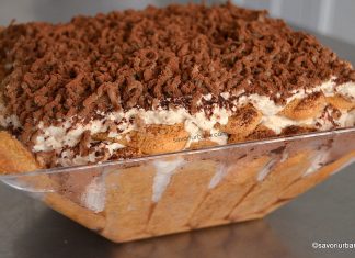 Tiramisu cu castane si Amaretto – desert cu piure de castane Tiramisu cu castane si Amaretto - desert cu piure de castane savori urbane