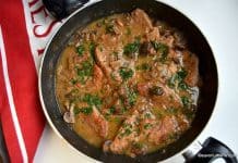 Escalop de porc cu ciuperci (rețeta video) de mancare de ciuperci cu carne si sos cremos Escalop de porc cu ciuperci - mancare de ciuperci cu carne si sos reteta savori urbane