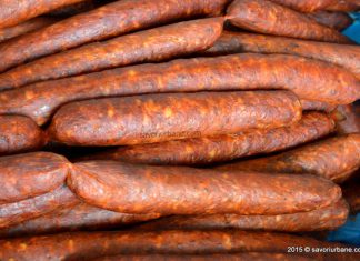 Carnati de casa unguresti tip csabai