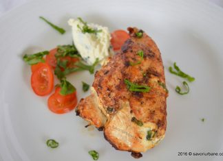 Piept de pui cu ricotta si spanac – la cuptor