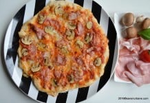 Pizza cu sunca si ciuperci – prosciutto funghi