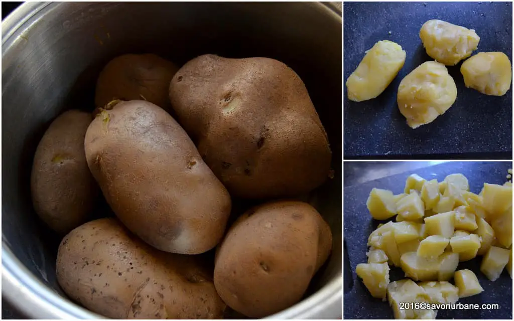 cartofi fierti in coaja