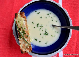 Supa crema de conopida cu cartofi si smantana
