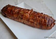 Chiftea la cuptor in bacon – rulada sau drob de carne