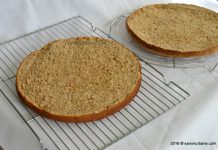Blat de tort pandispan cu nuca