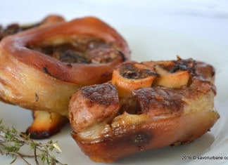 Ciolan de porc feliat – la cuptor