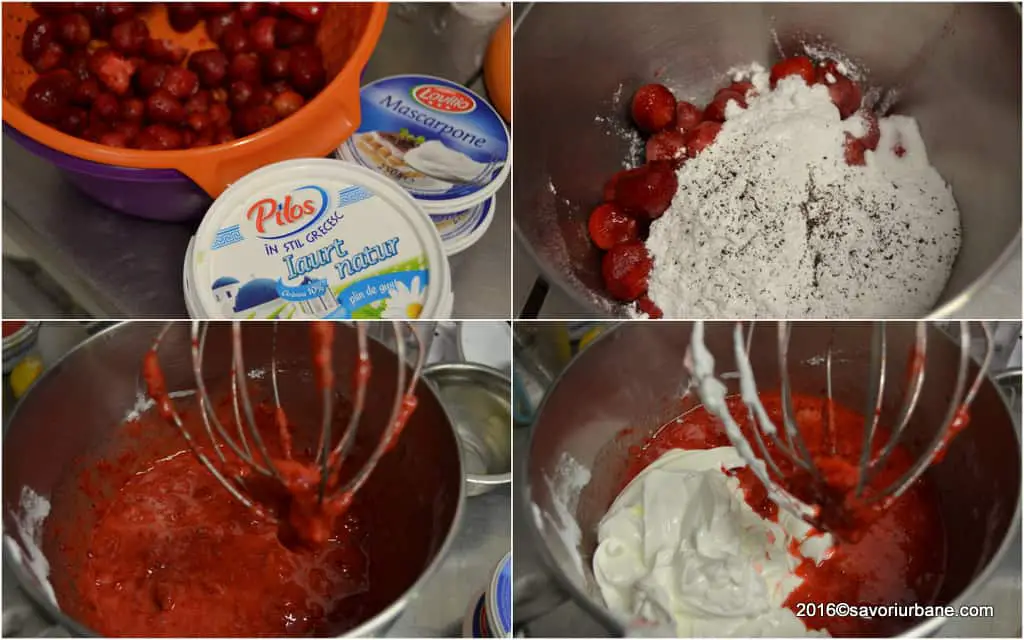 crema de capsuni cu iaurt si mascarpone pentru tiramisu (2)