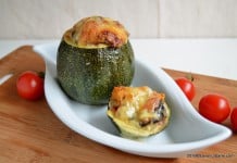 Dovlecei umpluti cu legume si branza