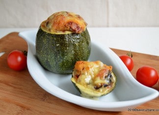 Dovlecei umpluti cu legume si branza