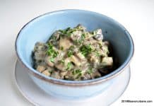 Tocanita de ciuperci reteta simpla – ciulama de ciuperci Tocanita de ciuperci reteta simpla Savori Urbane (1)