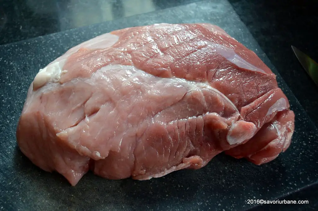 Muschi de porc capac de pulpa degresata