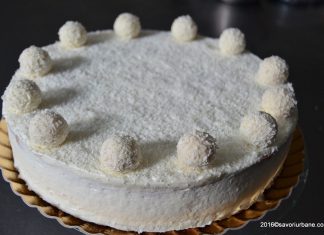 Tort Raffaello cu mascarpone si cocos Tort Raffaello cu mascarpone si cocos Savori Urbane (1)