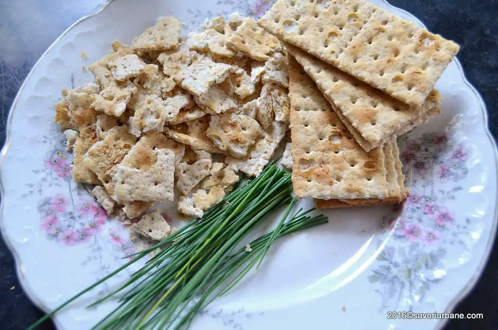 biscuiti sarati crackers pentru rualda