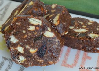 Salam de biscuiti – reteta copiilor salam de biscuiti reteta copiilor savori urbane