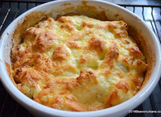 Conopida la cuptor cu smantana si cascaval Conopida la cuptor cu smantana si cascaval reteta Savori Urbane