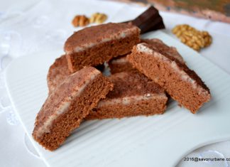 Prajitura rapida cu rom si ciocolata