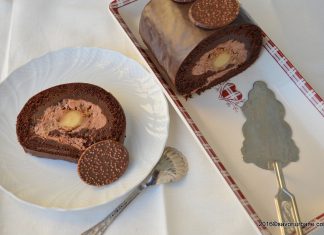 Tort Diana cu ciocolata, castane, nuca si martipan