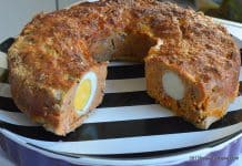 Chiftea festiva cu oua fierte la cuptor – Stefania