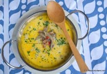 Ciorba falsa de burta din ciuperci pleurotus Ciorba falsa de burta din ciuperci pleurotus Savori Urbane