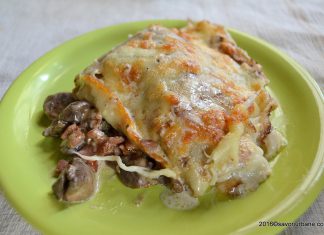 Clatite cu ciuperci si sunca gratinate la cuptor Clatite cu ciuperci si sunca gratinate la cuptor Savori Urbane