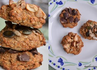 Fursecuri cu ovaz si banane – cookies fara zahar din 2 ingrediente Fursecuri cu ovaz si banane - cookies fara zahar din 2 ingrediente reteta savori urbane