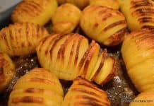 Cartofi Hasselback la cuptor reteta traditionala de cartofi acordeon cum si cat se coc cartofii copti hasselback (2)
