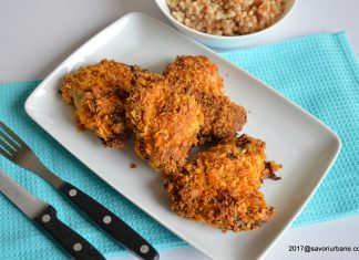 Aripioare de pui in crusta crocanta la cuptor Aripioare de pui in crusta picanta la cuptor