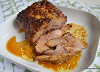 Friptura de porc la cuptor marinata cu mustar si miere Friptura de porc la cuptor marinata cu mustar si miere savori urbane