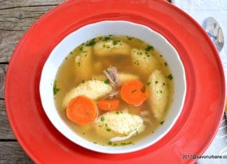 Supa cu galuste de gris pufoase reteta traditionala Supa cu galuste de gris pufoase reteta traditionala savori urbane