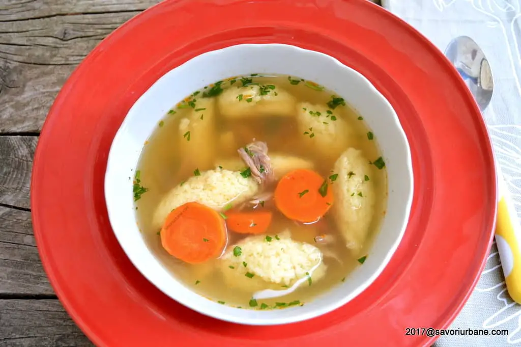 Supa cu gris pufoase traditionala | Savori