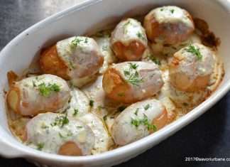 Cartofi noi cu marar si smantana la cuptor reteta cartofi noi cu marar usturoi smantana