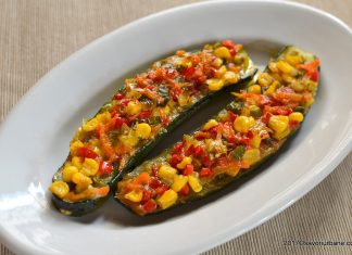 Dovlecei la cuptor umpluti cu legume mexicane Dovlecei la cuptor umpluti cu legume mexicane savori urbane