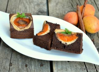 Prajitura cu caise si cacao Prajitura cu caise si cacao Savori Urbane