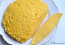 Cum se face mamaliga rasturnata si taiata cu ata? Cum se face mamaliga rasturnata si taiata cu ata reteta savori urbane