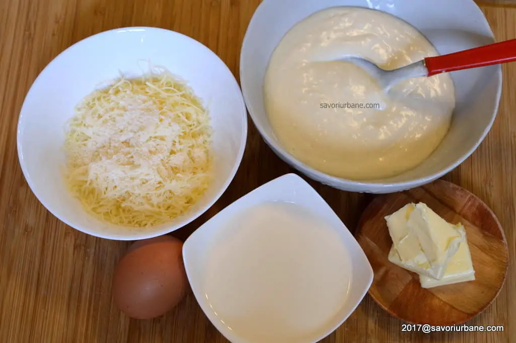 cum se face sosul pentru macaroane cu branza la cuptor reteta