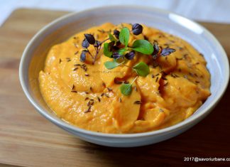 Piure de morcovi cu usturoi copt si chimen piure de morcovi cu usturoi si chimen reteta pas cu pas savori urbane