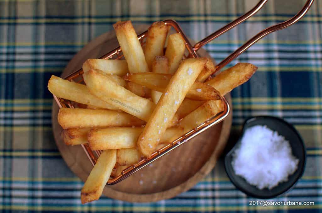 reteta french fries cartofi prajiti de doua ori