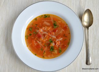 Ciorba de varza reteta simpla de post sau dieta Ciorba de varza reteta simpla de post sau dieta savori urbane