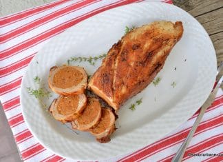 Muschiulet de porc umplut cu carnati reteta veche Muschiulet de porc umplut cu carnati reteta veche savori urbane