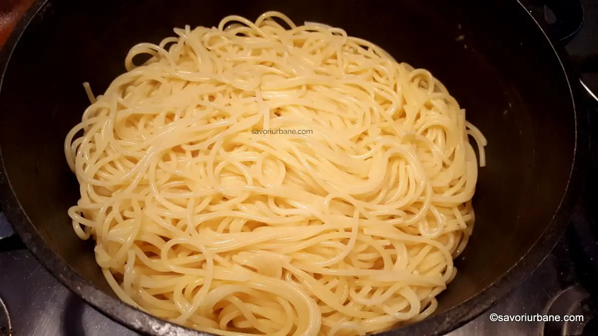 cat se fierb spaghetele
