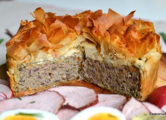 Drob de miel in foi de placinta Drob de miel in foi de placinta drob cremos reteta savori urbane